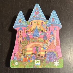 Djeco Pink and Blue Castle Puzzle